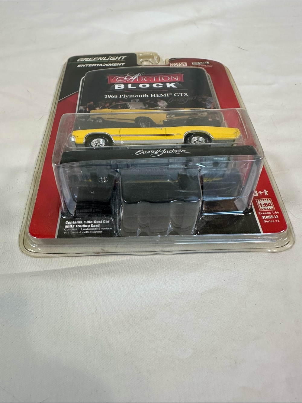 Greenlight Entertainment Auction Block 1968 Plymouth HEMI GTX Barrett-Jackson - Picture 4 of 5